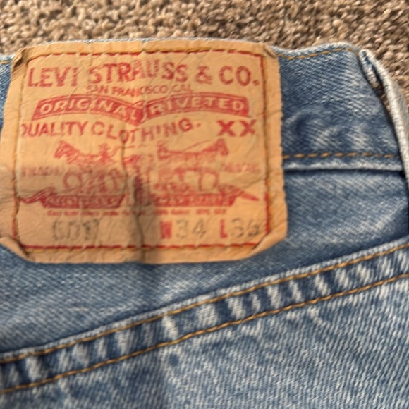 Levi’s 501 button fly jeans - Picture 4 of 4